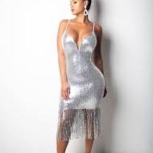 “Shimmering Light” bodycon dress
